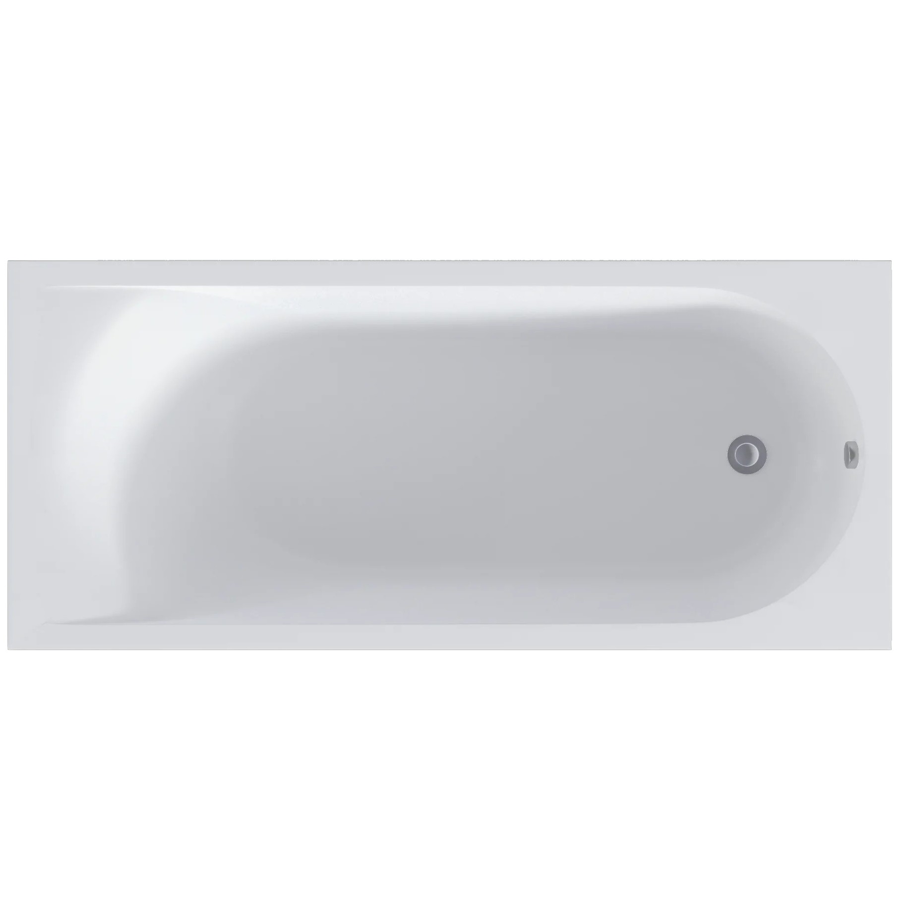Мраморная ванна BAS Афина Solid Surface 170x75, ВА00038