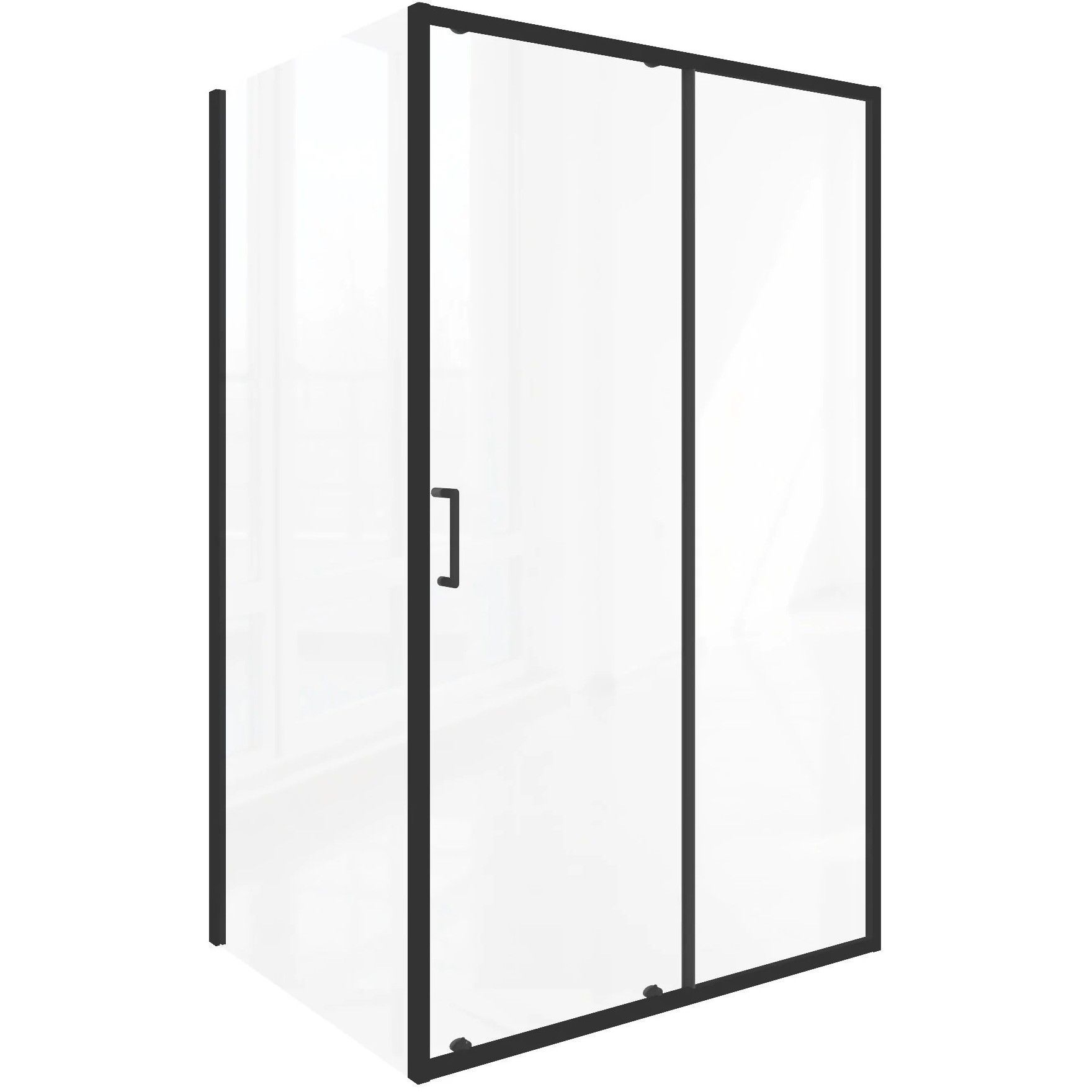 Душевой уголок Good Door Lite WTW+SP-110x90-C-B, ЛТ00022/ЛТ00016