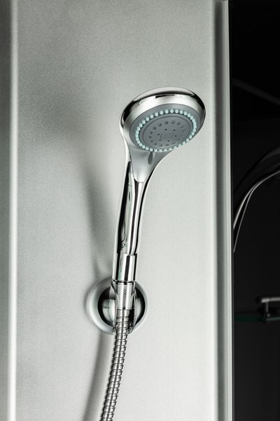 Душевая кабина Saniteco BST-110B (100x100, черный/матовое стекло)