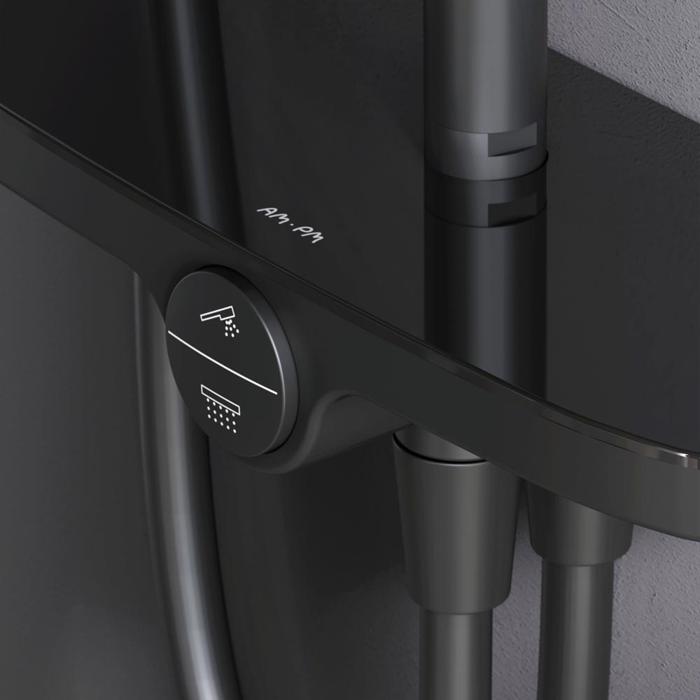 Душевая система Like цвет: черный