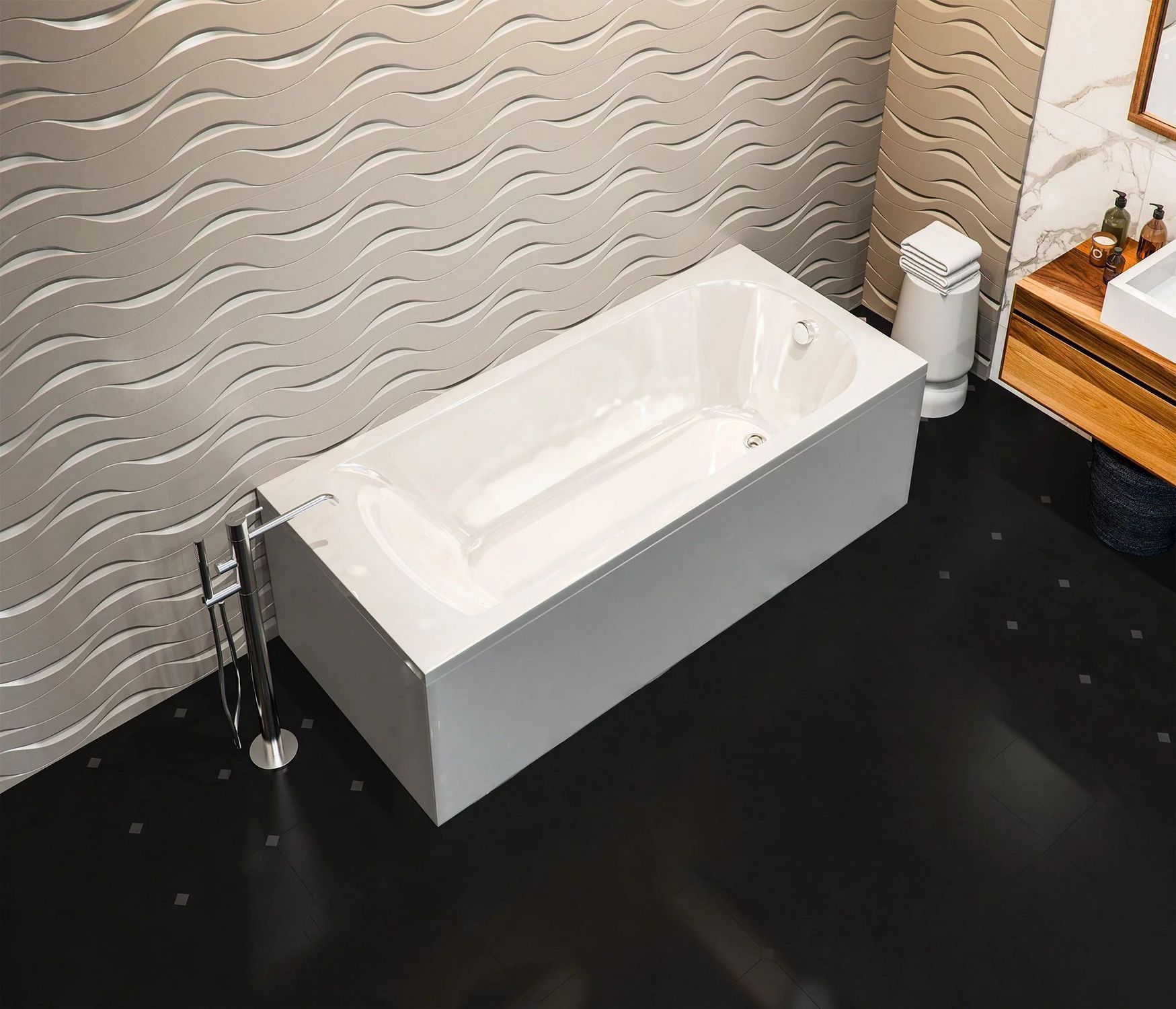 Акриловая ванна BAS Нирвана Pro