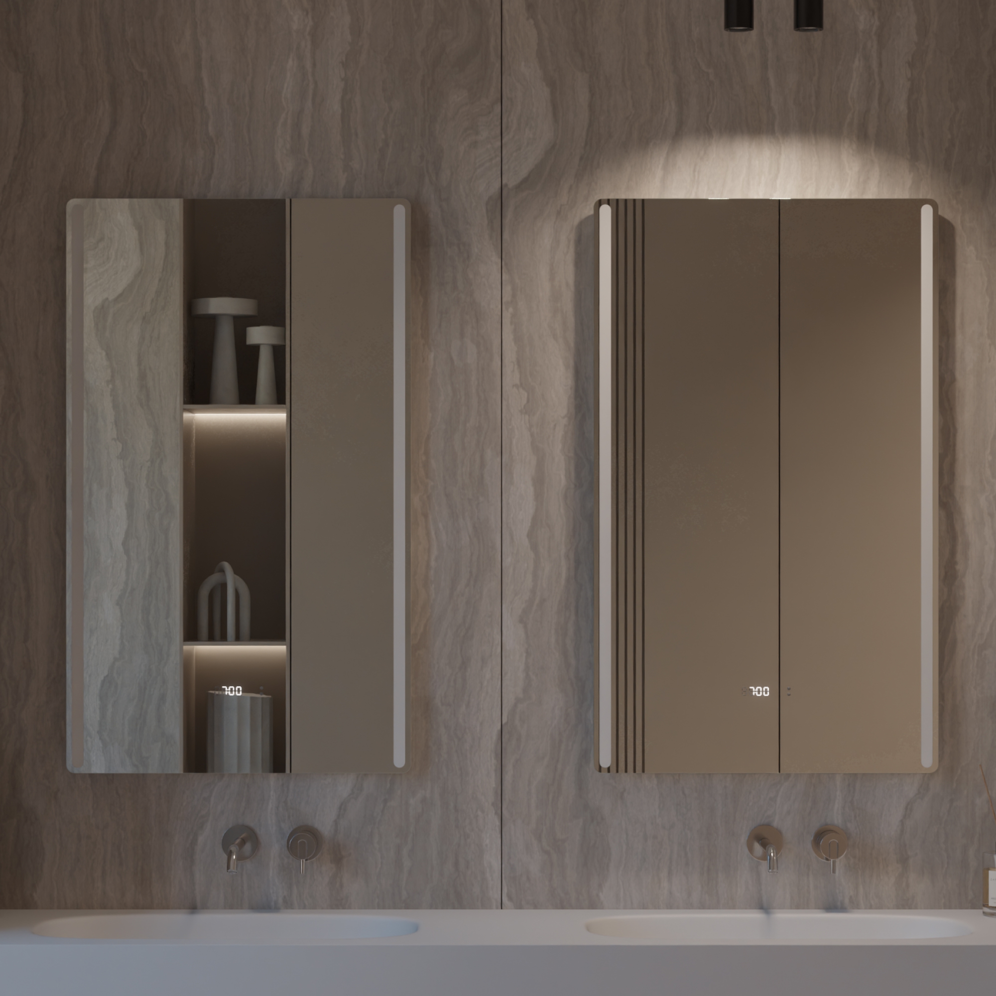 Зеркало Krona Luxe 600