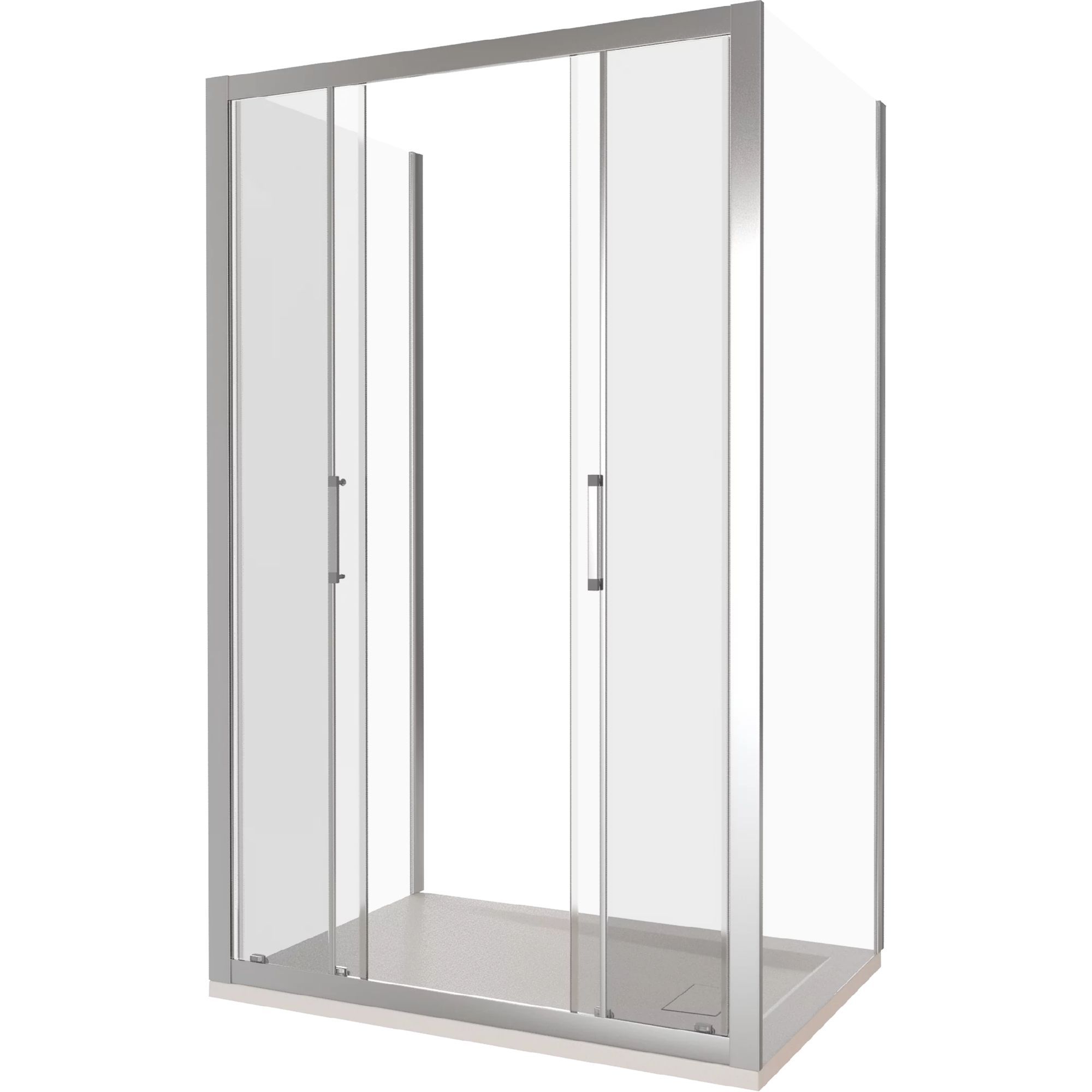 Душевой уголок Good Door Latte WTW-TD+SP+SP-150x100-C-WE, ЛА00030/ЛА00028/ЛА00028