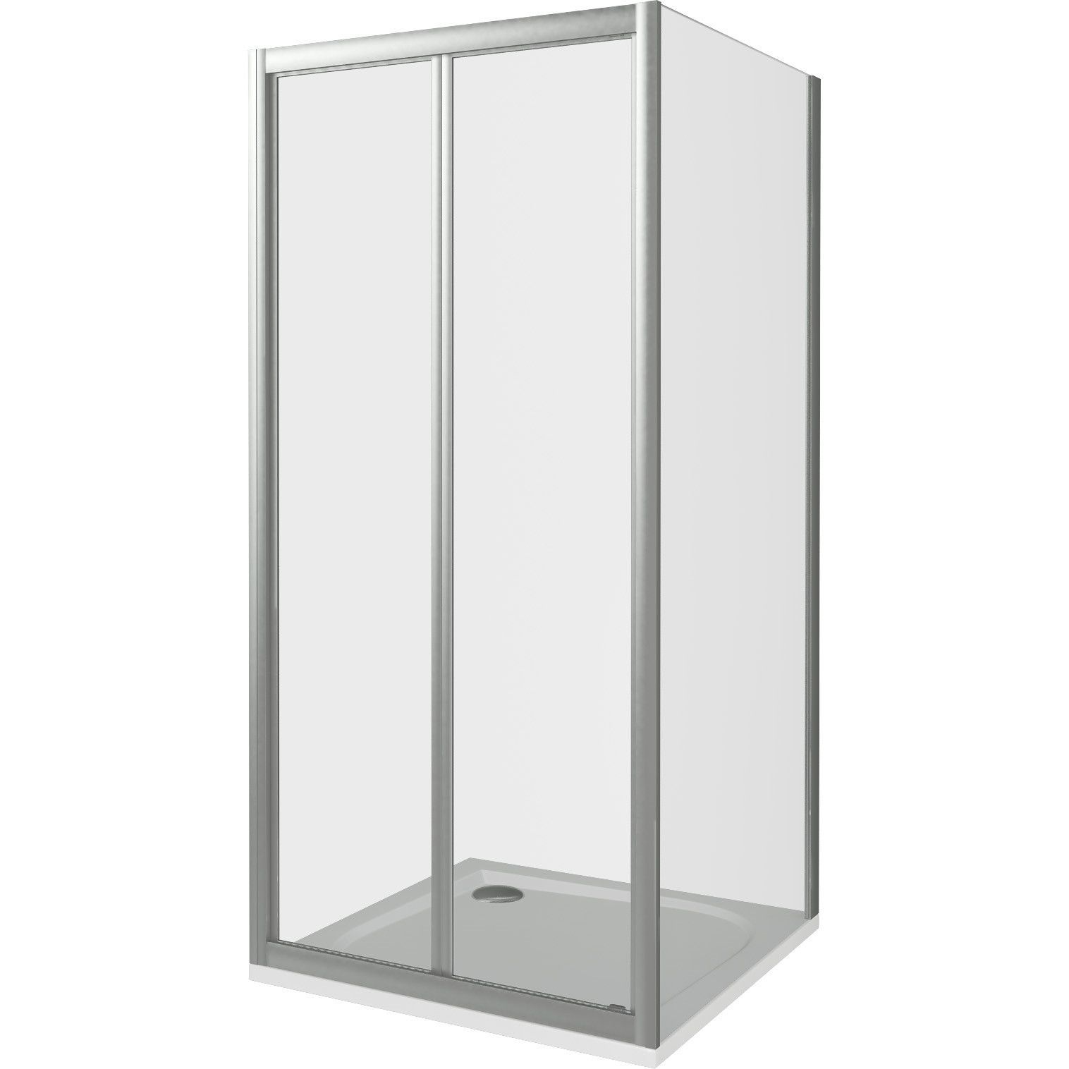 Душевой уголок Good Door Infinity SD+SP-100x100-C-CH, ИН00051/ИН00071