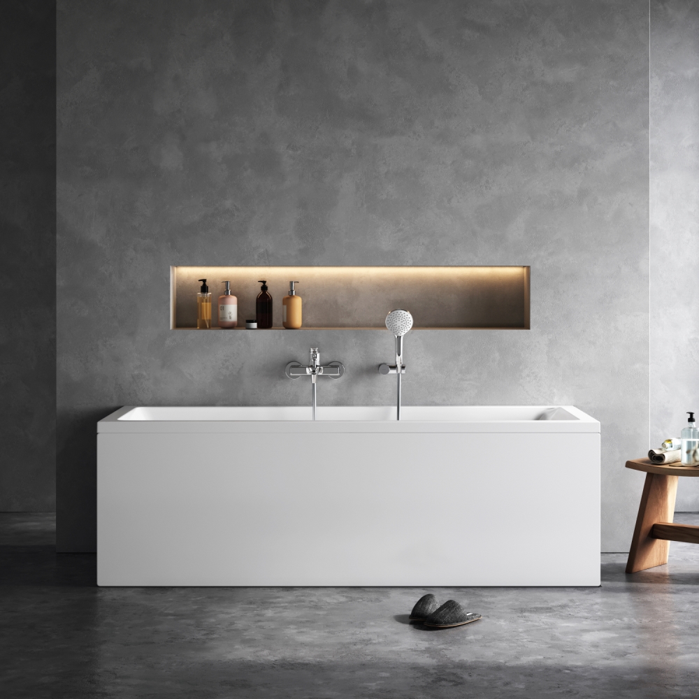 Ванна акриловая Gem, 180x70 см