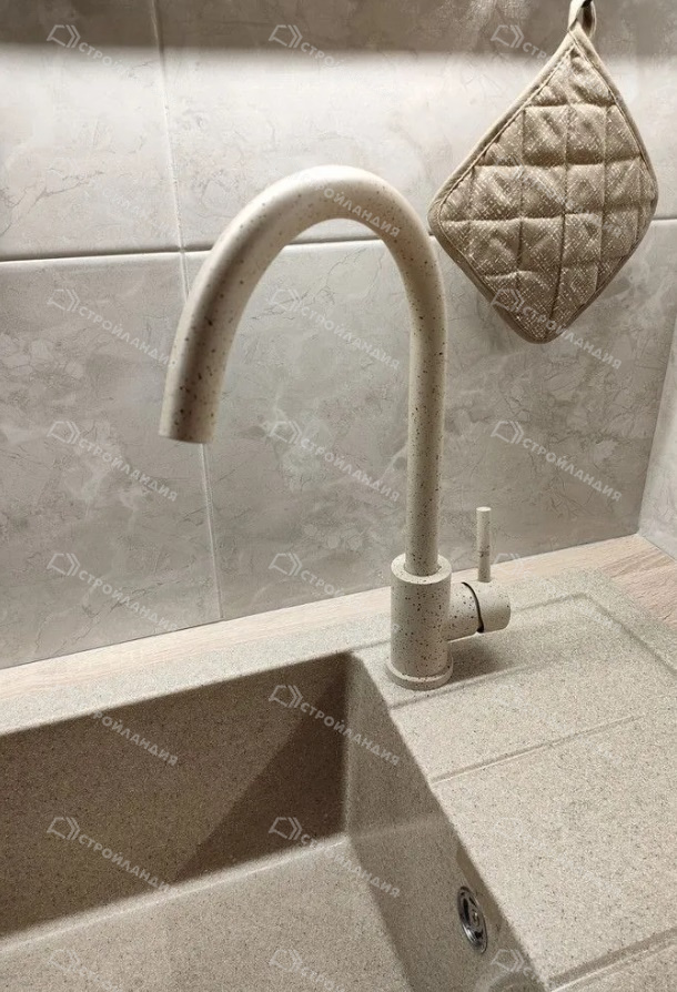 Смеситель для кухни K45Bg, Кухня/Kitchen, бежевый/гранитная крошка, ESKO