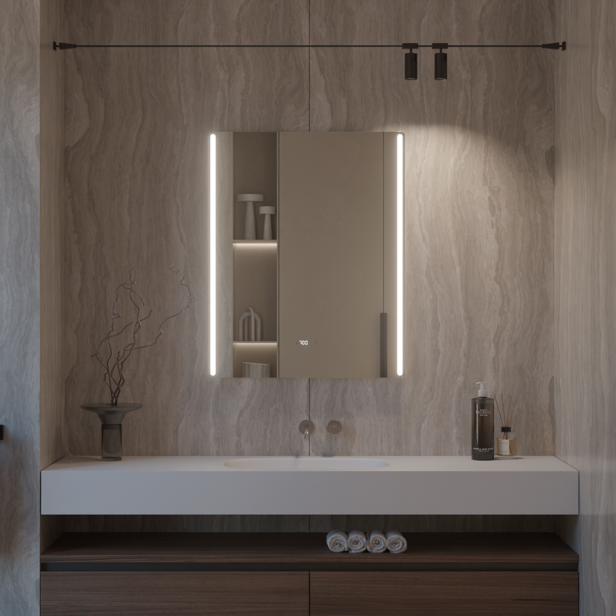 Зеркало Krona Luxe 800