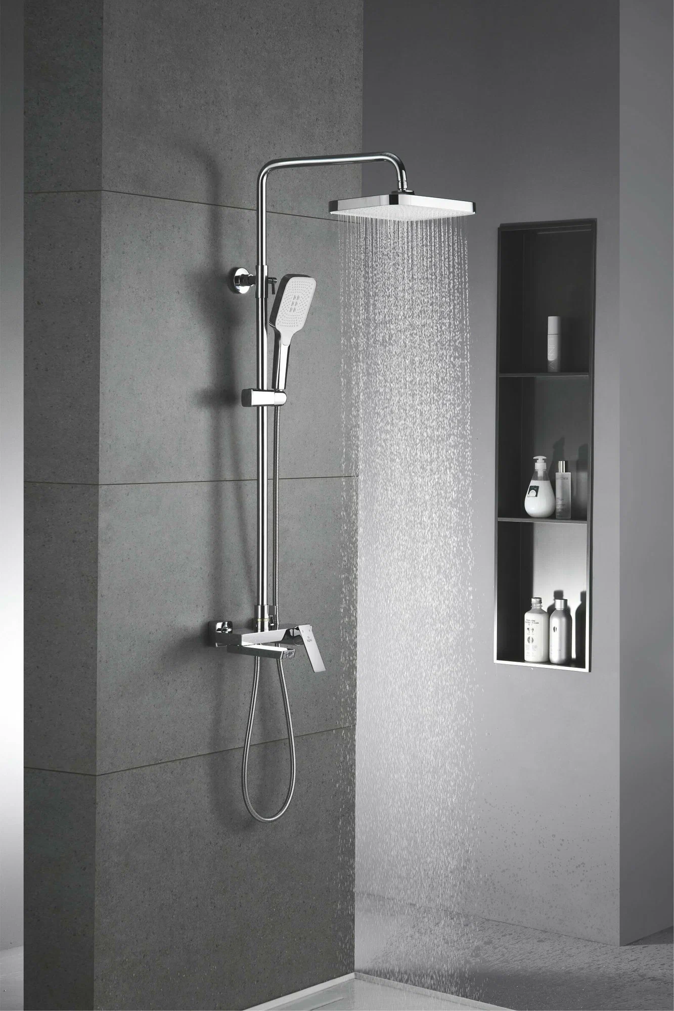 Душевая система Rose R1836 хром