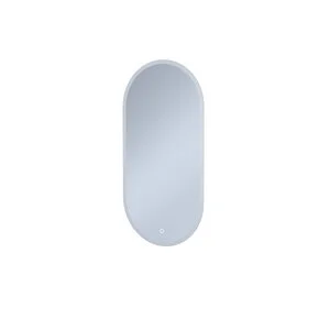 Зеркало Iddis Uniq UNI9045i98, 45 см, с LED-подсветкой, с сенсорным выключателем, цвет белый