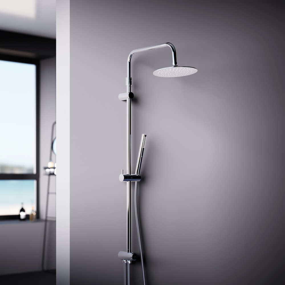 Душевая система Scandinavian Pure, цвет: хром