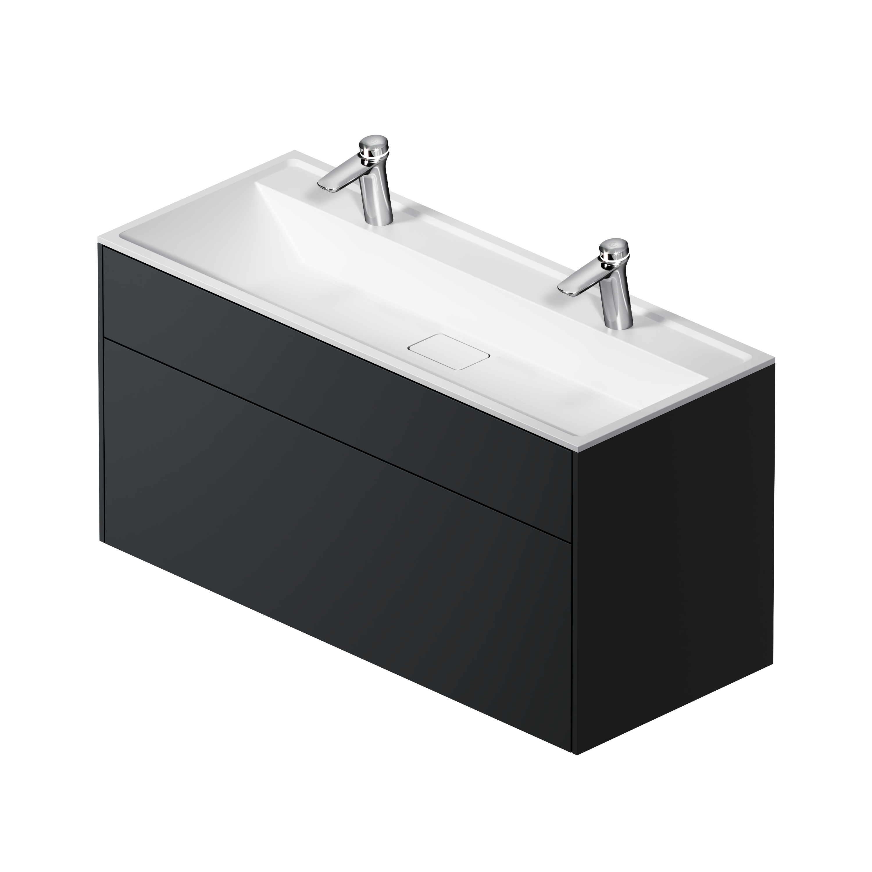 База под раковину подвесная Inspire V2.0, цвет: графит матовый