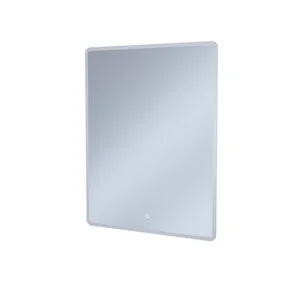 Зеркало Iddis Uniq UNI1080i98, 80 см, с LED-подсветкой, с сенсорным выключателем, цвет белый