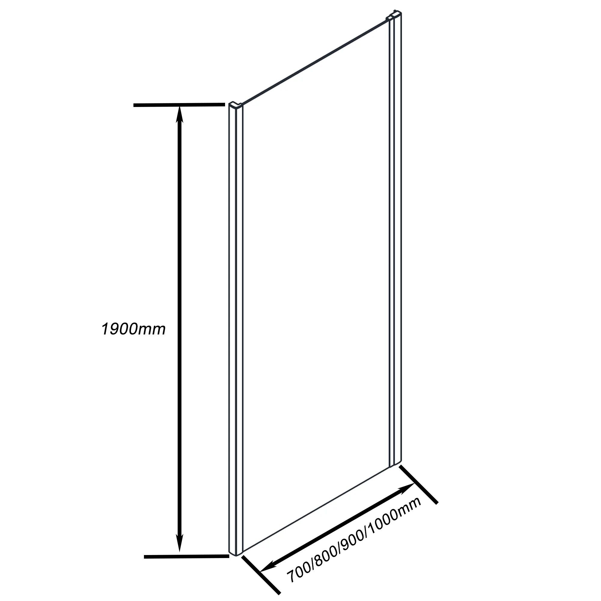 Душевой уголок Good Door Cube WTW+SP Black