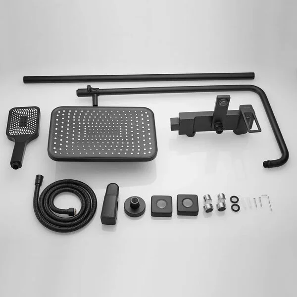 Душевая система S6836H Бренд SHEVANIK, черная