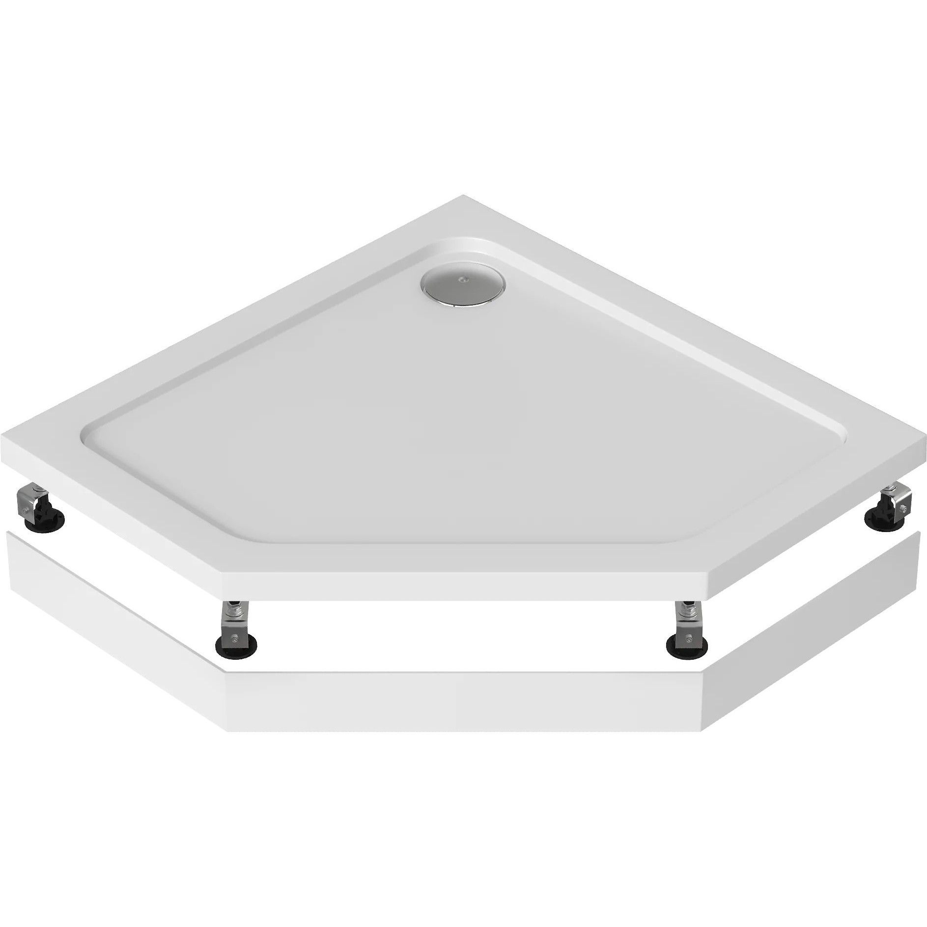 Акриловый душевой поддон Good Door Пента New 100x100, ПН00063
