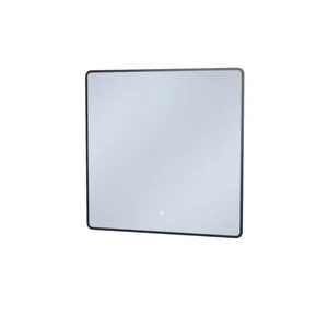 Зеркало Iddis Cloud CLX8000i98, 80 см, с подсветкой, сенсорным выключателем, черная окантовка