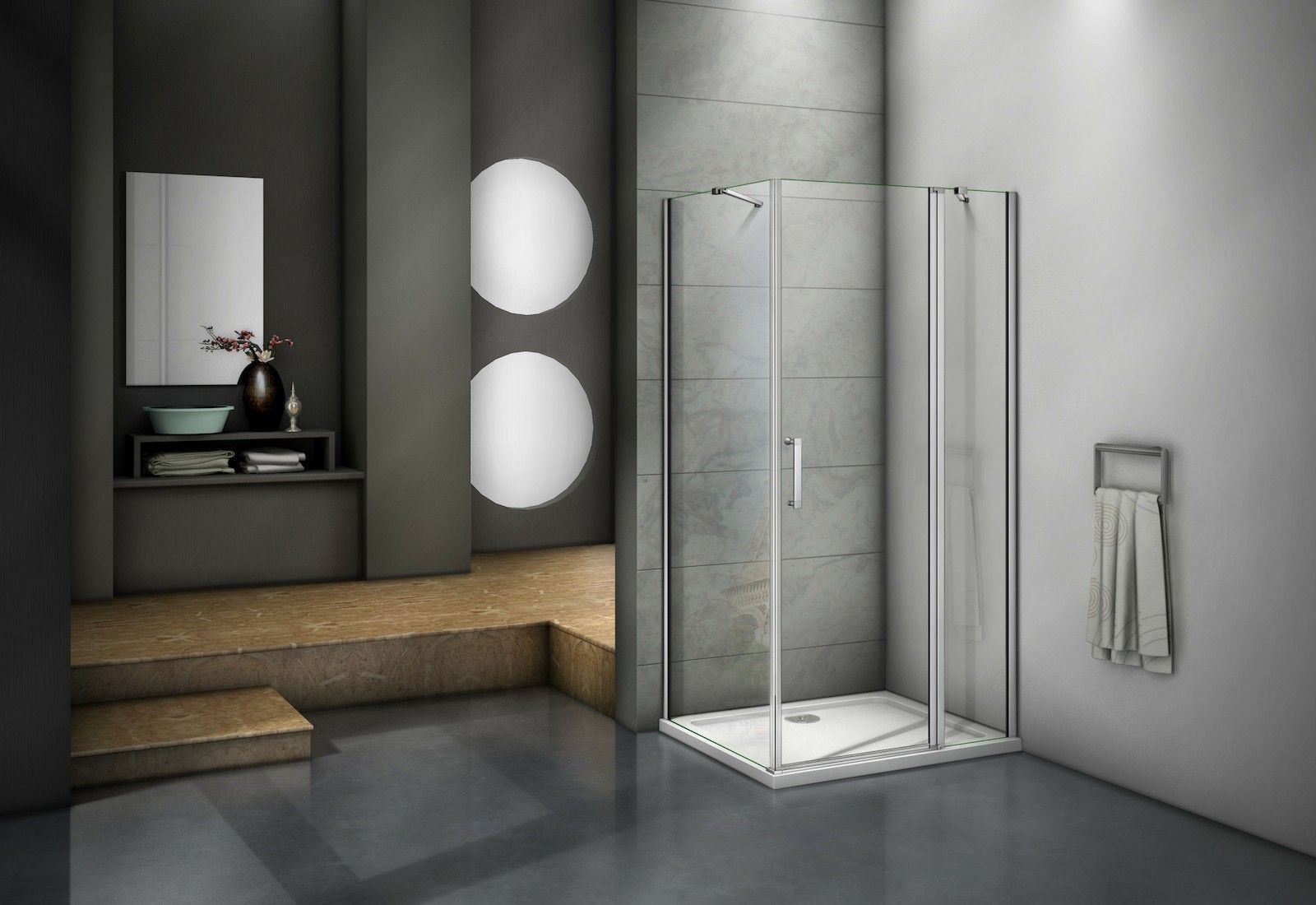 Душевой уголок Good Door Mokka WTW+SP