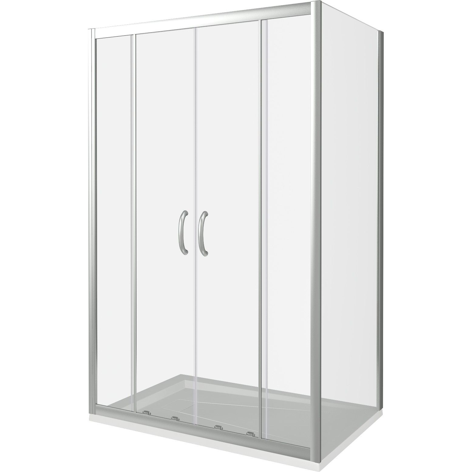 Душевой уголок Good Door Infinity WTW-TD+SP-150x100-C-CH, ИН00034/ИН00071