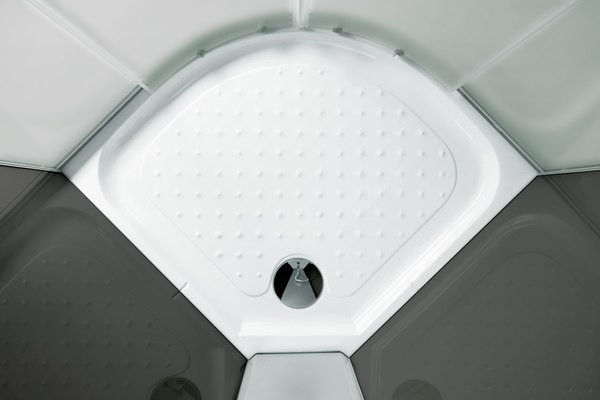 Душевая кабина Saniteco BST-110B (100x100, черный/матовое стекло)