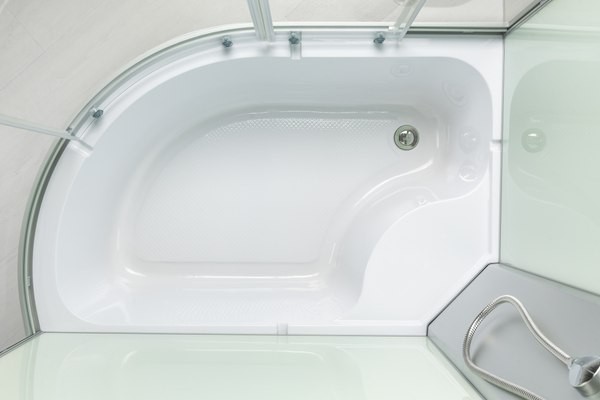 Душевая кабина Saniteco BST-12080WL (120x80, белый/прозрачное стекло)