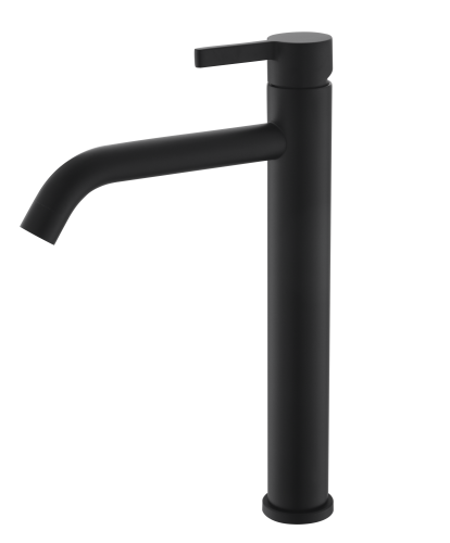 Смеситель для чаши VSL25B, Лайнер/Vessel Black, черный, VODA