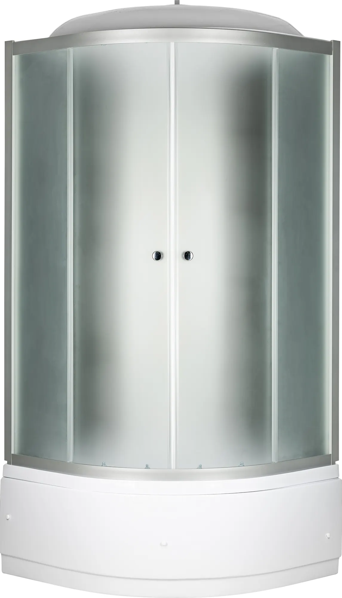 Душевая кабина Saniteco BST-90B (90x90, черный/матовое стекло)