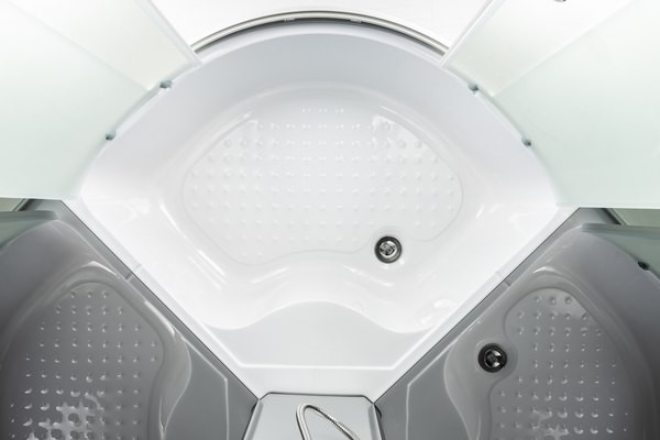 Душевая кабина Saniteco BST-100B (100x100, черный/матовое стекло)