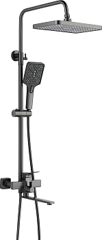 Душевая система S6136T Бренд SHEVANIK, оружейная сталь