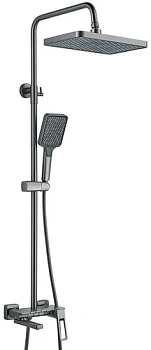 Душевая система S6826T Бренд SHEVANIK, оружейная сталь