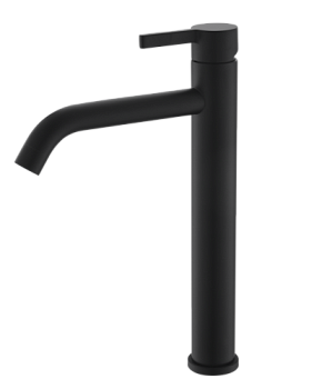 Смеситель для чаши VSL25B, Лайнер/Vessel Black, черный, VODA
